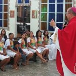 Dom Sérgio, preside a missa de consagração de membros do Movimento Carismático de Assis
