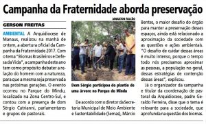 Read more about the article Agora – Campanha da Fraternidade aborda preservação