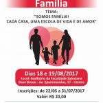 Jornalismo Rio Mar: Inscrições para o 4. Fórum e 6. Seminário das Famílias encerram hoje