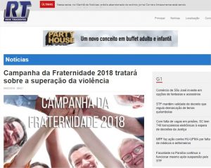 Read more about the article Rede Tiradentes – Campanha da Fraternidade 2018 tratará sobre a superação da violência