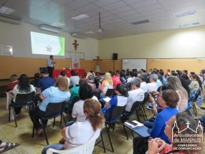 Read more about the article Pastoral do Dízimo realiza encontro arquidiocesano formativo e reúne 250 agentes