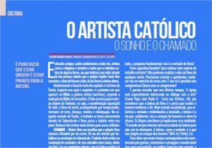 Read more about the article O Artista Católico: o sonho e o chamado