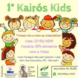 Read more about the article 1° Edição do Kairos Kids acontece na Paróquia de São José Leste