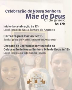 Read more about the article Dia Mundial da Paz é celebrado com Carreata na Área Missionária Sagrada Família Tarumã