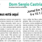 Deus está aqui – Artigo de Dom Sergio Castriani – Jornal Em Tempo – 9 e 10.1.2021