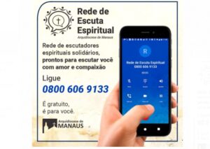 Read more about the article Rede de Escuta Espiritual da Arquidiocese de Manaus inicia atendimentos a quem necessita de acolhida