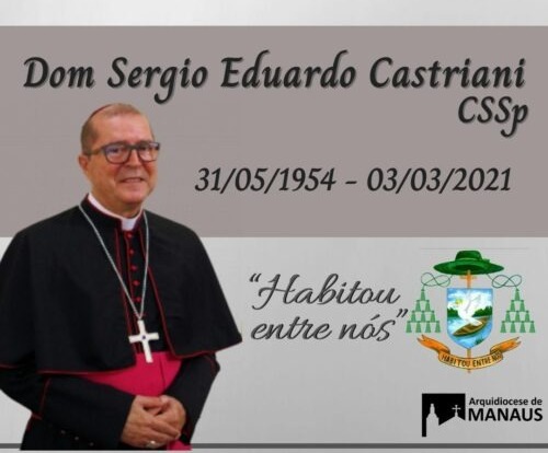 Arquidiocese de Manaus celebra um ano de saudades de Dom Sergio Castriani