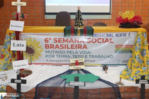 Read more about the article Pastorais Sociais do Regional Norte 1 se manifestam em favor da luta pela Amazônia