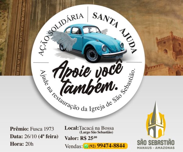 Read more about the article Campanha solidária ‘Santa Ajuda’ arrecada fundos para reforma da igreja de São Sebastião
