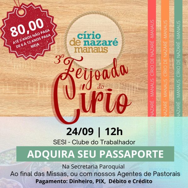 Read more about the article Paróquia Nossa Senhora de Nazaré promove 3° edição da Feijoada do Círio