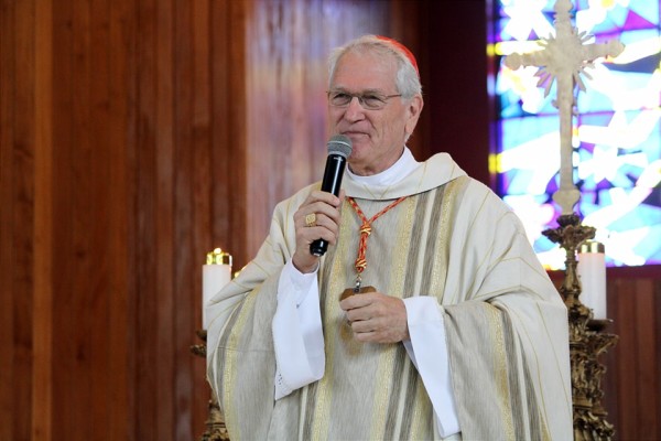 Read more about the article Cardeal Leonardo Steiner visita Diocese de Criciúma e celebra missa em sua terra natal