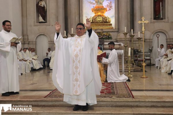 Read more about the article Diácono Raimundo Nonato é ordenado o mais novo presbítero da Arquidiocese de Manaus