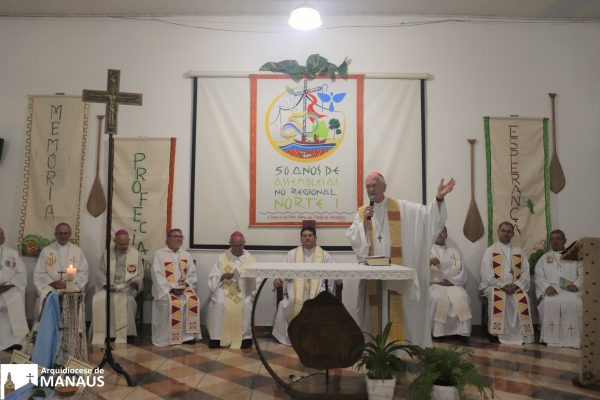 Read more about the article 50° edição da Assembleia dos bispos do Regional Norte 1  inicia com Santa Missa na Maromba